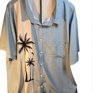 Men's Retro Button Front Top